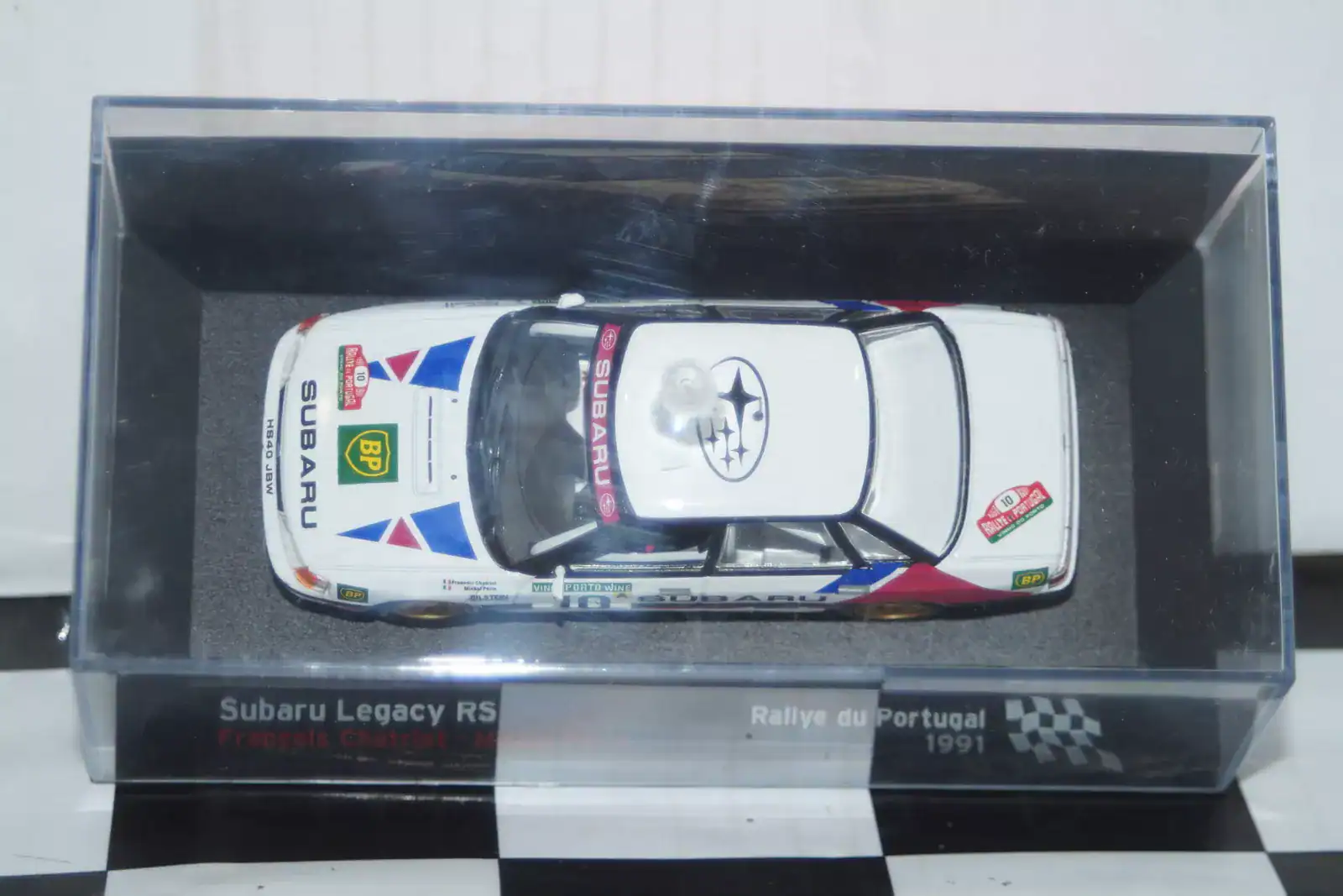 Ixo / altaya subaru legacy rs rally portugal #10 1991 chatriot 1/43rd