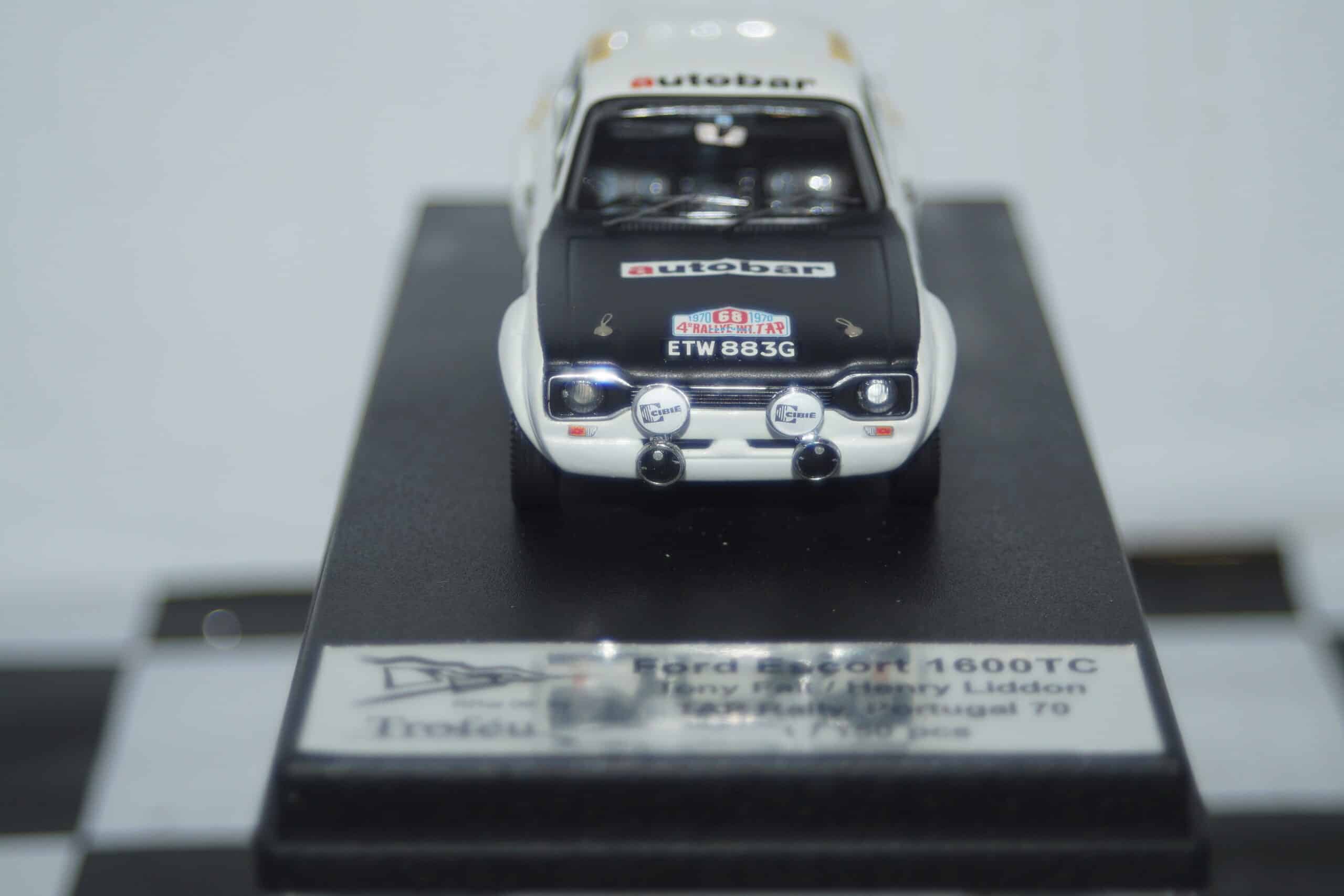 Trofeu ford escort 1600 tc mk1 portugal rally #68 1970 t.fall rr.al 06 1/43