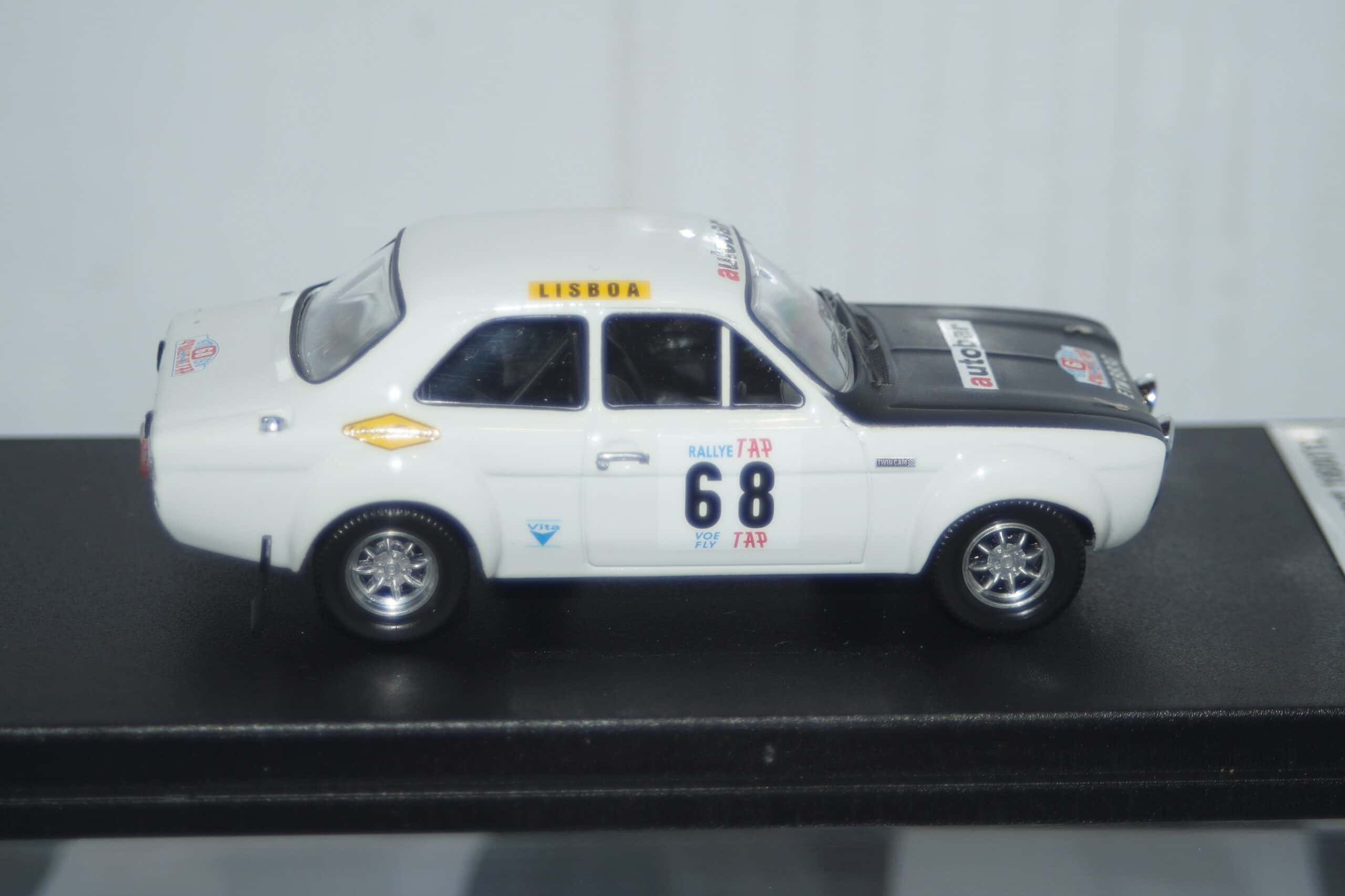 Trofeu ford escort 1600 tc mk1 portugal rally #68 1970 t.fall rr.al 06 1/43