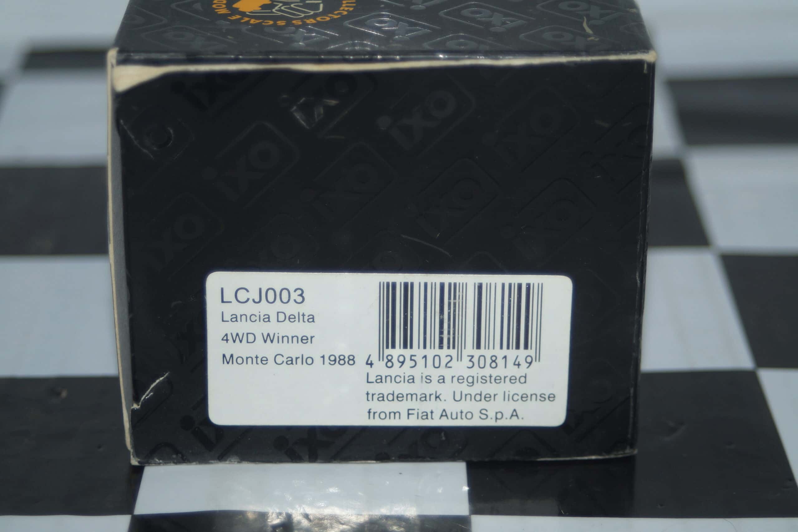 Ixo lancia delta integrale winner monte carlo #4 d.auriol 1992 1:43 lcj003