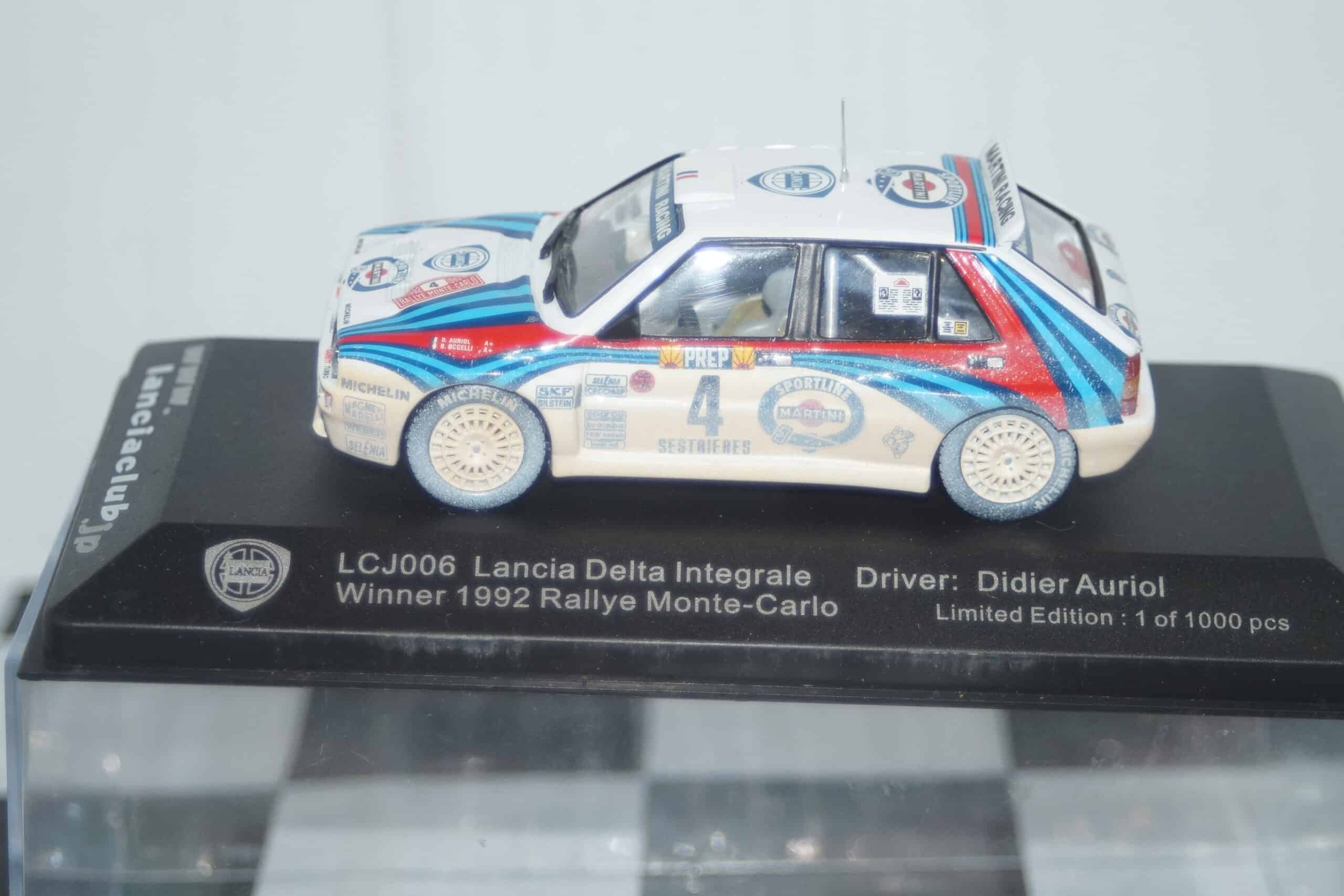 Ixo lancia delta integrale winner monte carlo #4 d.auriol 1992 1:43 lcj003
