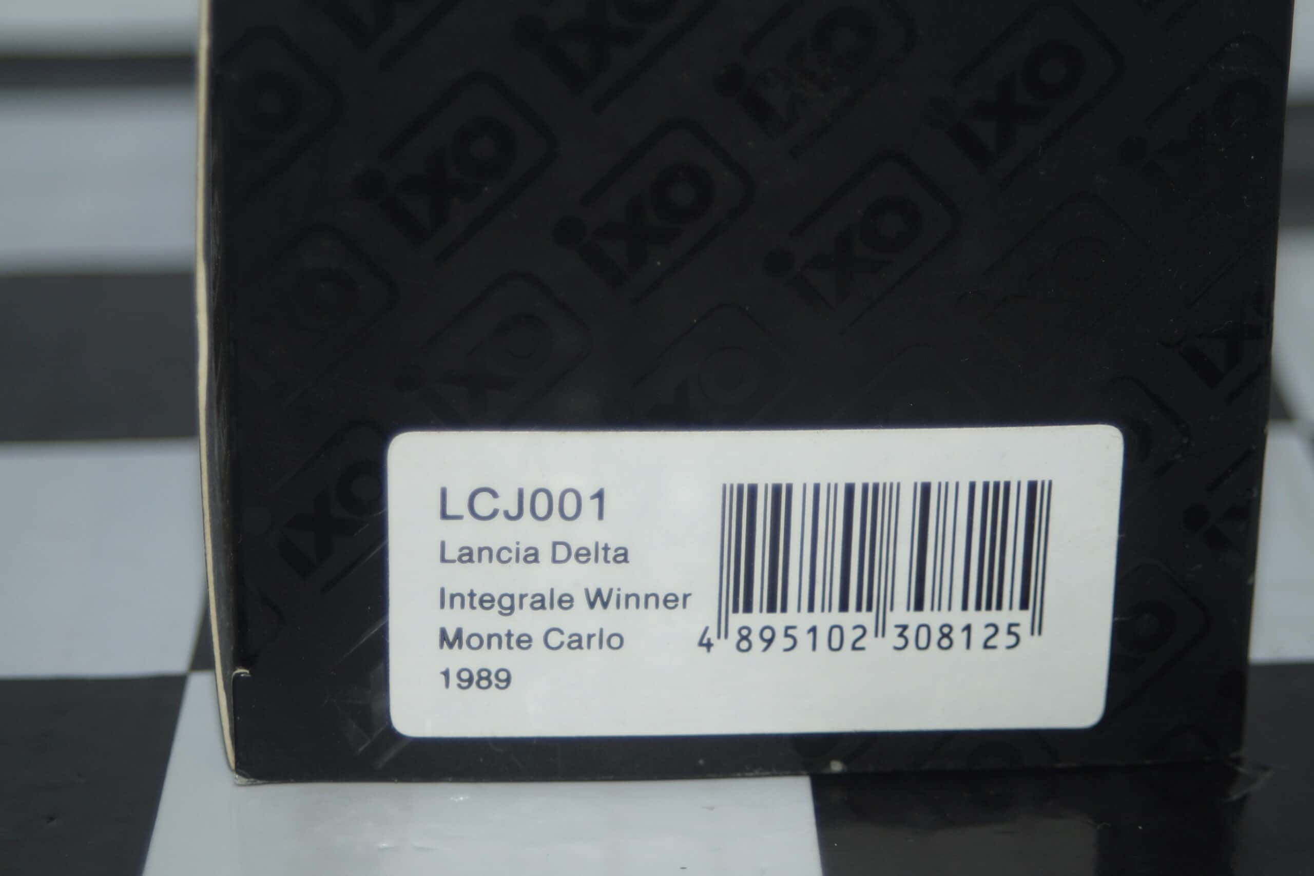 Ixo lancia delta integrale winner monte carlo #4 biasion 1989 1:43 lcj001