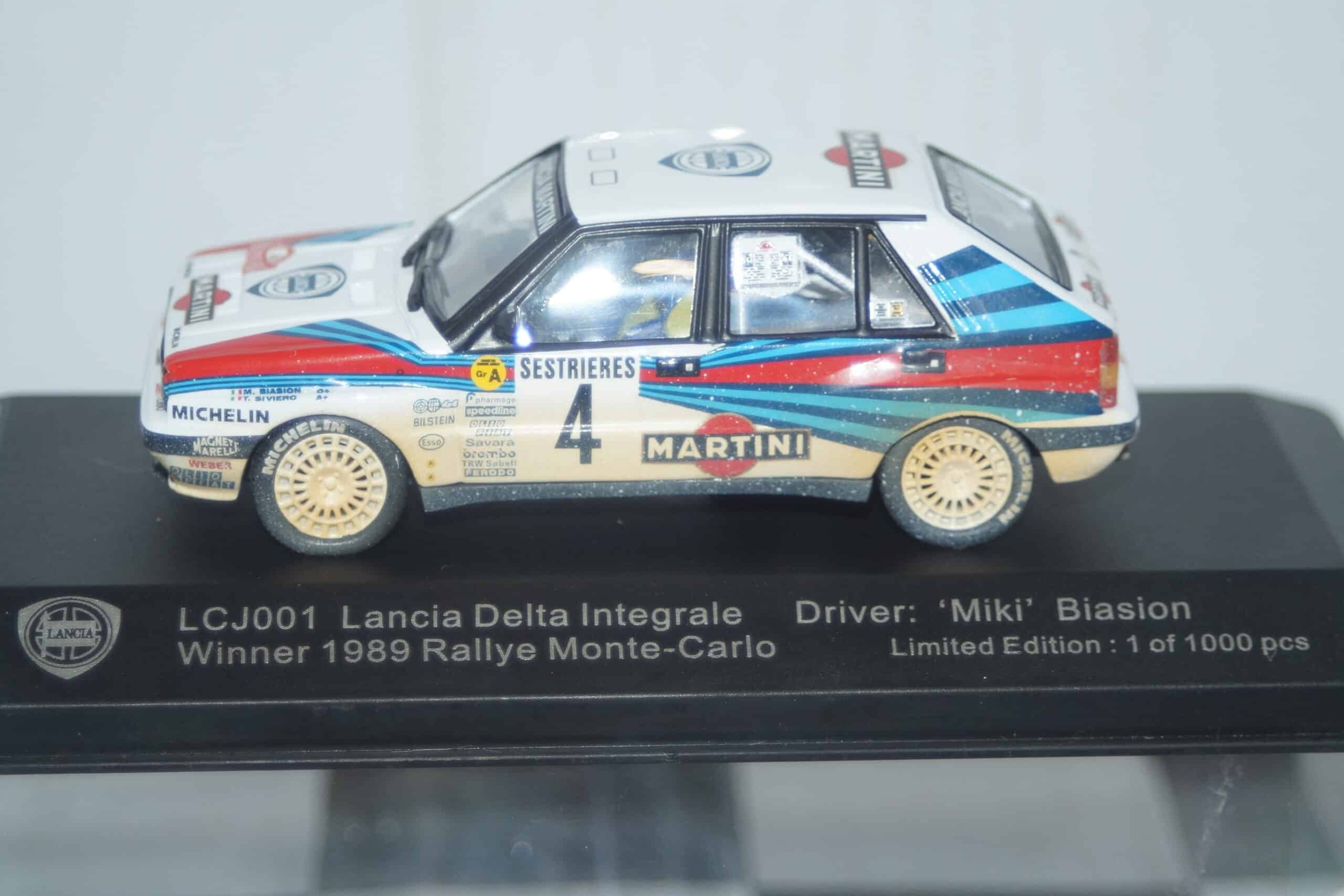 Ixo lancia delta integrale winner monte carlo #4 biasion 1989 1:43 lcj001