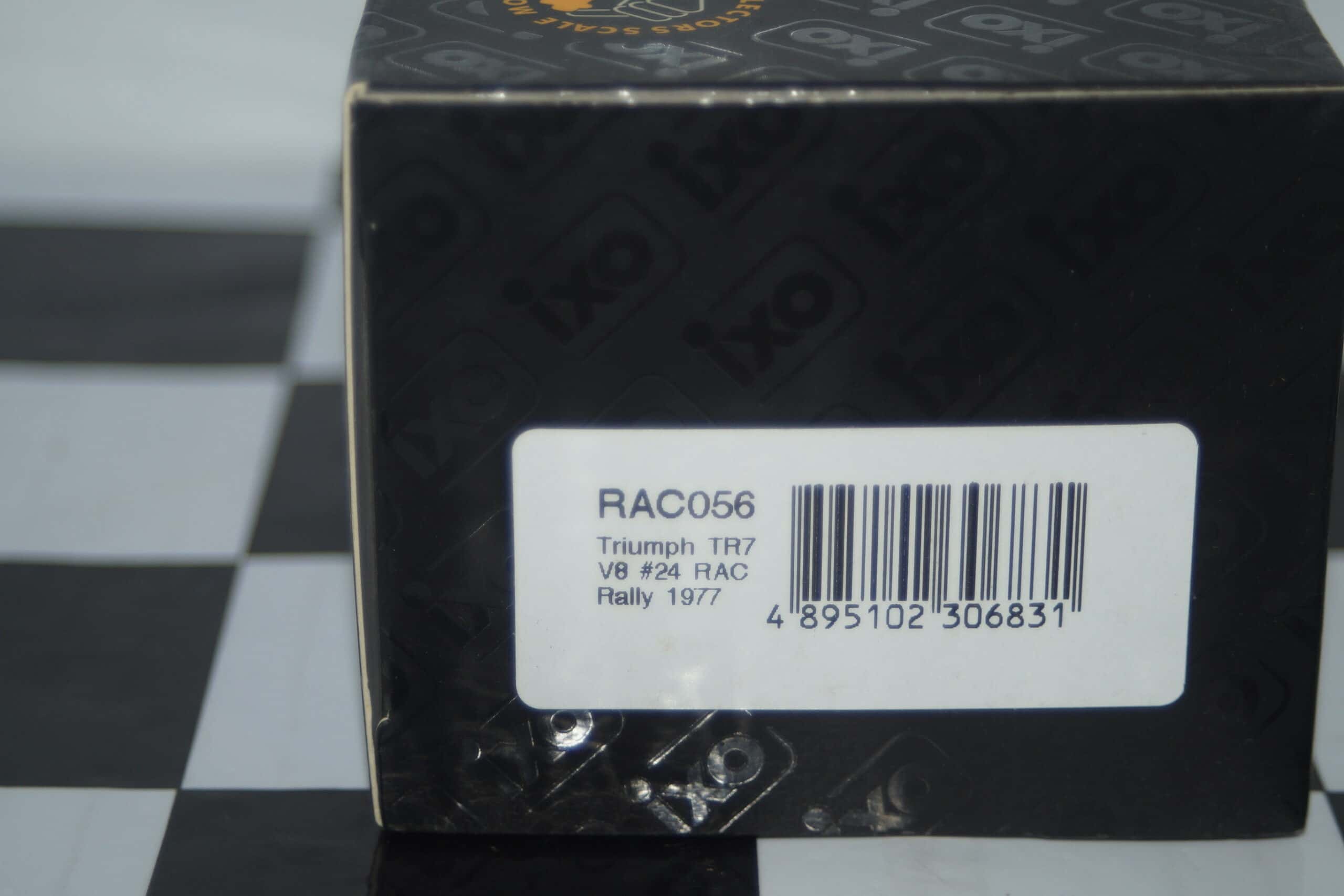 Ixo triumph tr7 v8 rac rally #24 1977 t.pond 1:43 rac056