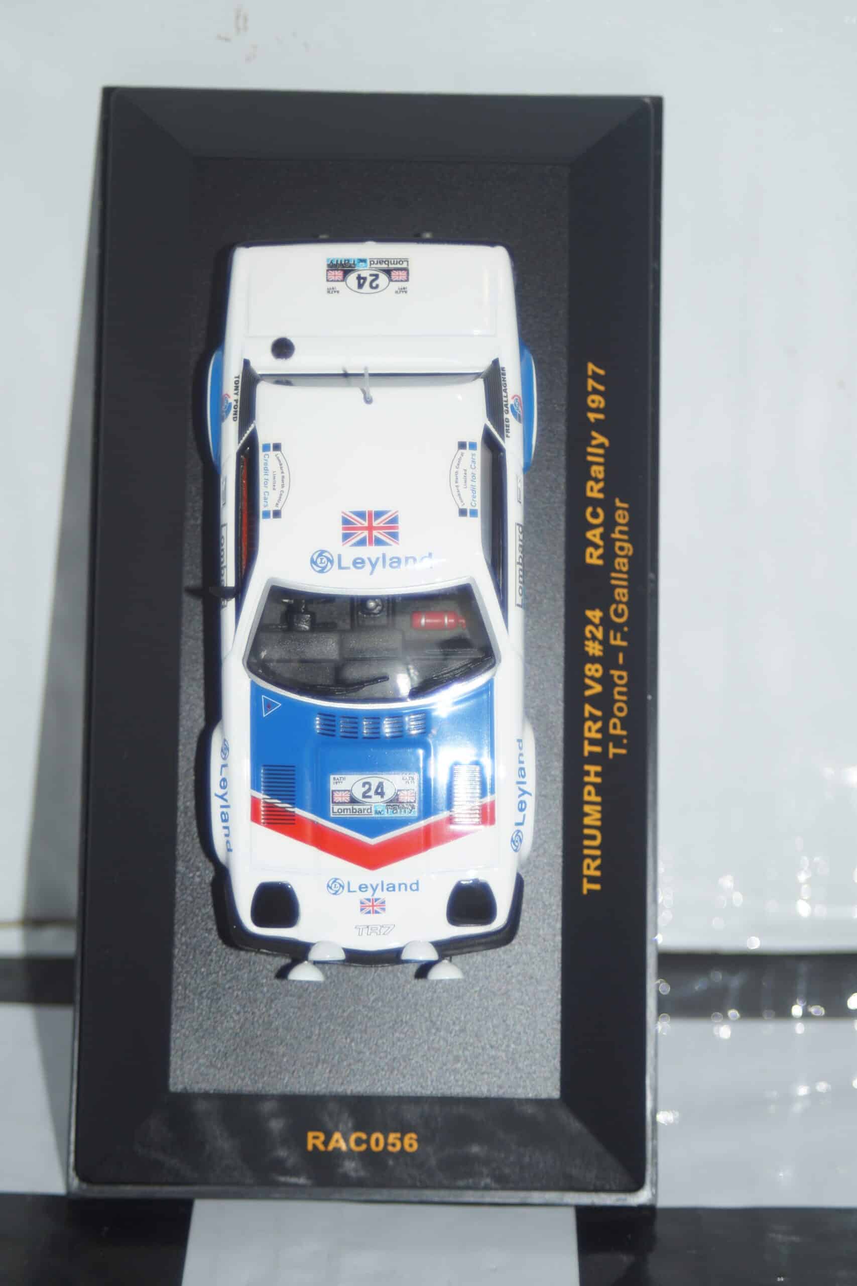 Ixo triumph tr7 v8 rac rally #24 1977 t.pond 1:43 rac056