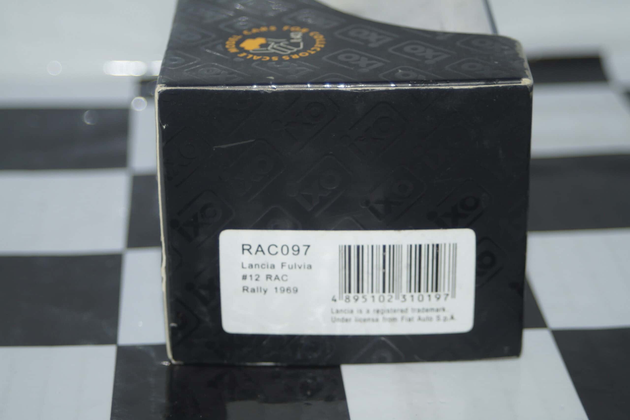 Ixo lancia fulvia rac rally 1969 #12 h.kallstrom 1:43 rac097