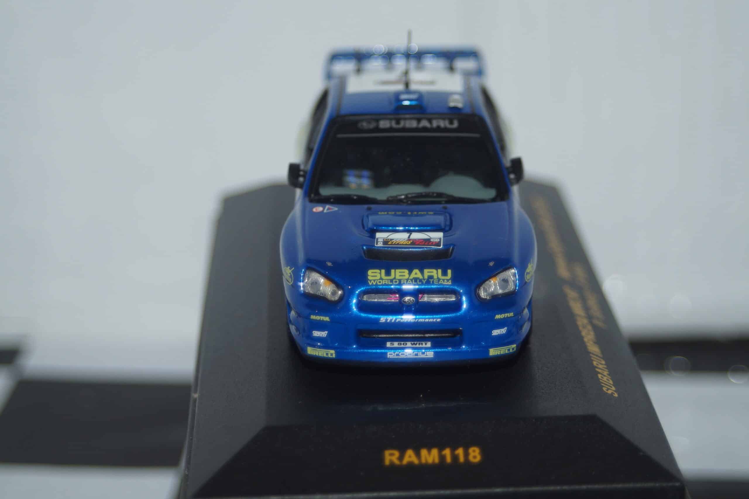 Ixo subaru impreza wrc winner cyprus rally 2003 p.solberg #7 ram118
