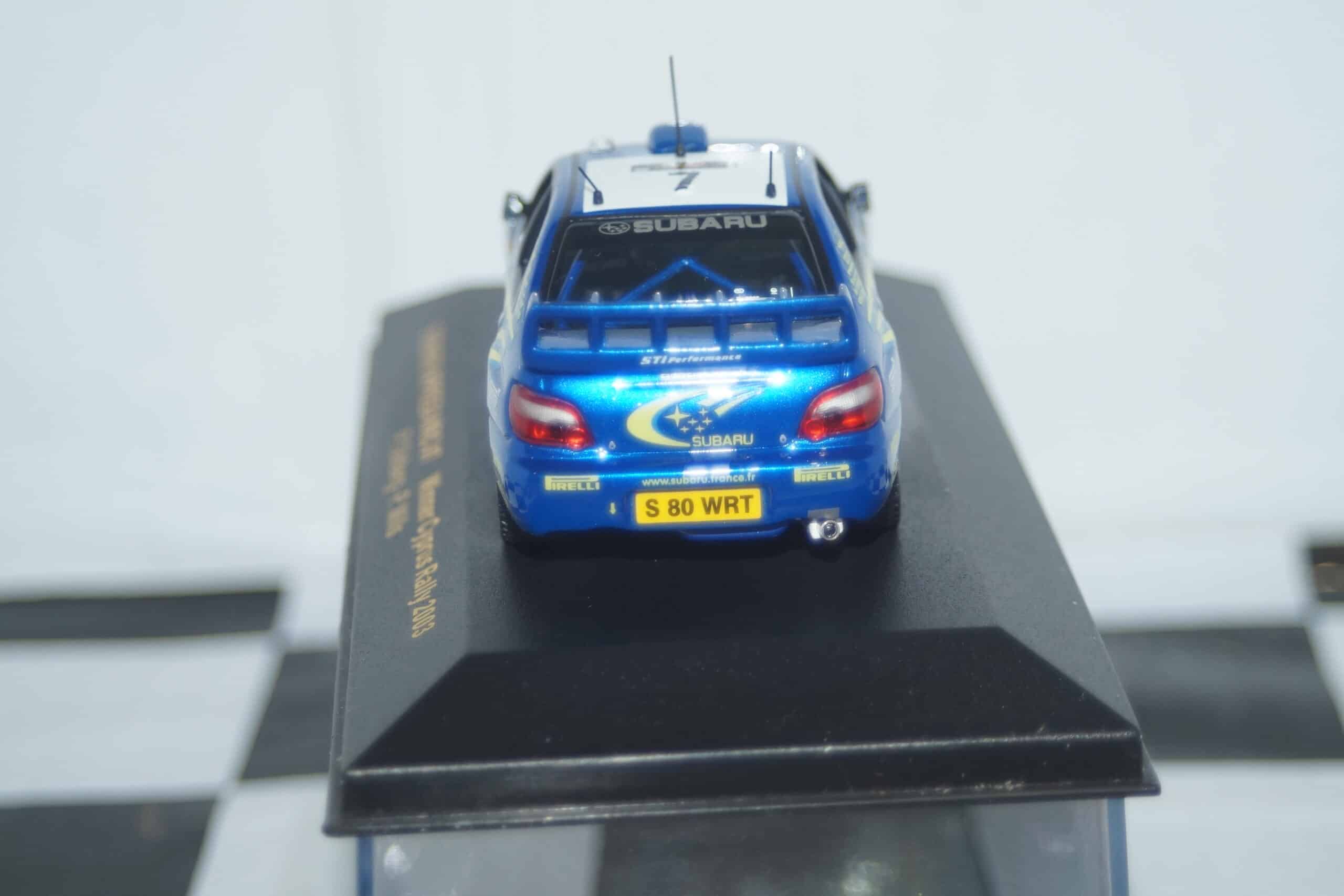 Ixo subaru impreza wrc winner cyprus rally 2003 p.solberg #7 ram118