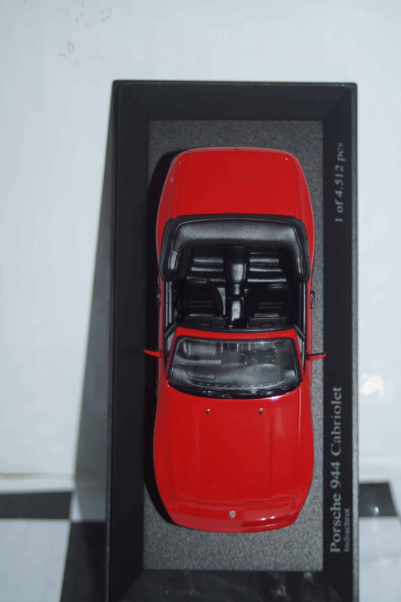 Minichamps porsche 944 cabriolet red 1991, 400 062230 1:43