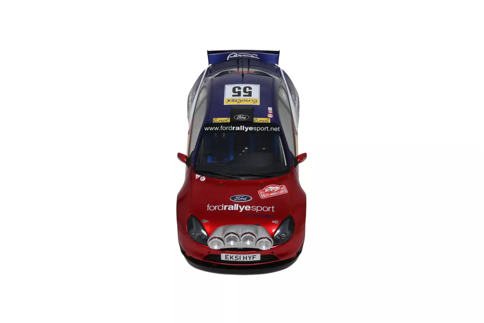 Otto ford puma super 1600 2002 monte carlo #55 duval/fortin 1:18 ot456