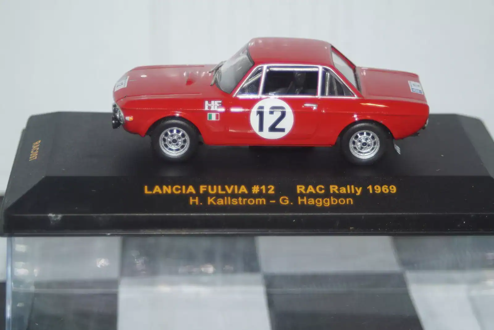 Ixo lancia fulvia rac rally 1969 #12 h.kallstrom 1:43 rac097 no sleeve