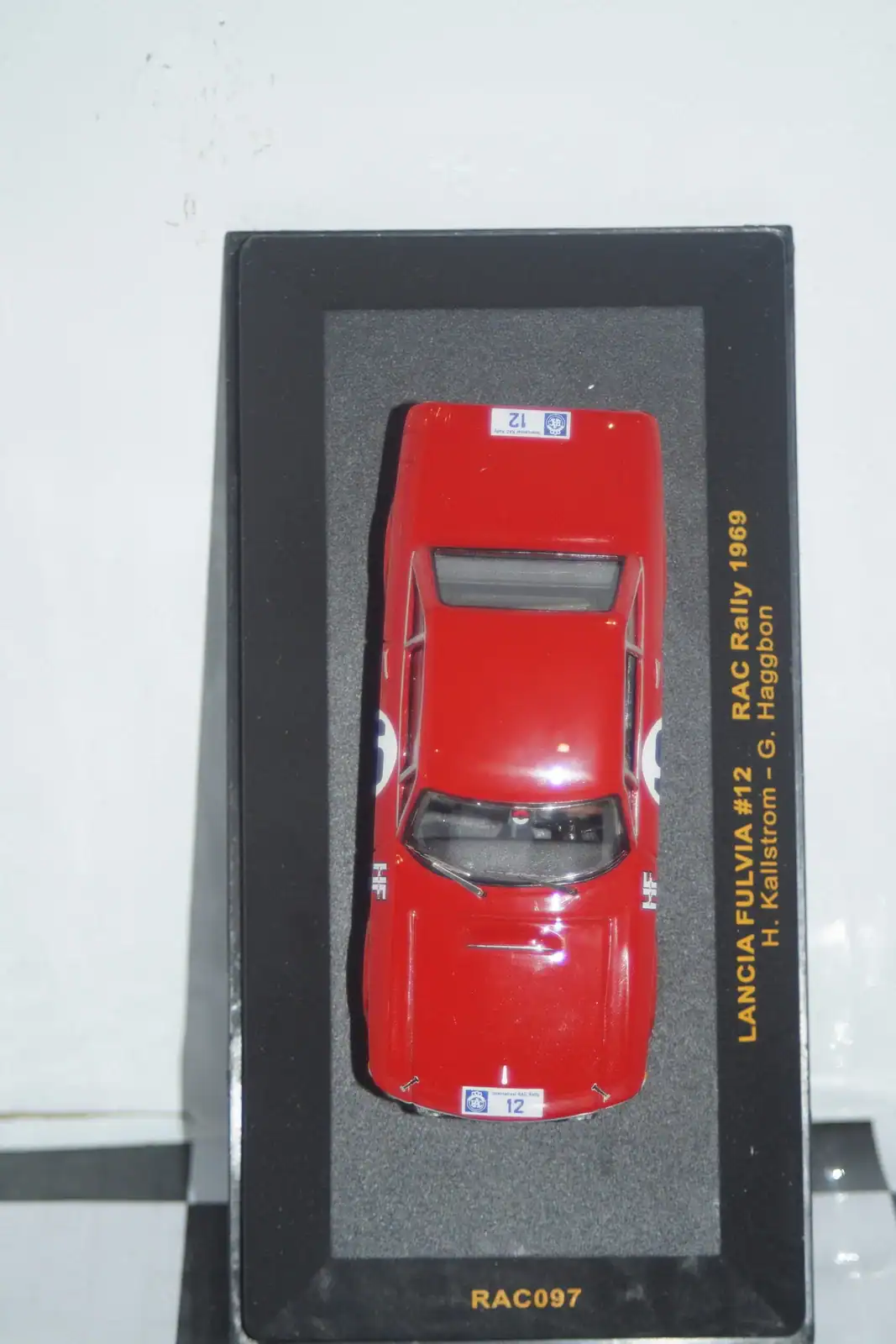 Ixo lancia fulvia rac rally 1969 #12 h.kallstrom 1:43 rac097 no sleeve