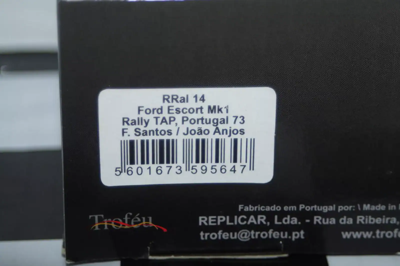 Trofeu ford escort mk1 portugal rally #23 1973 f.santos rr.al 14 1/43