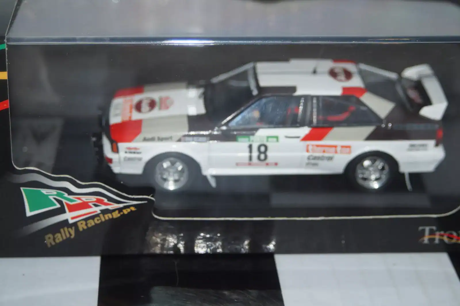 Trofeu audi quattro 3rd rally of portugal #18 1982 f.witmann rr.al 22 1:43rd