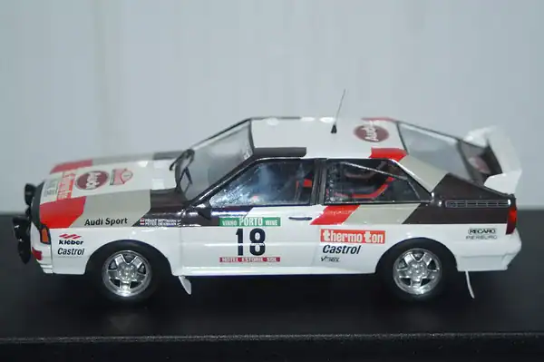 Trofeu audi quattro 3rd rally of portugal #18 1982 f.witmann rr.al 22 1:43rd
