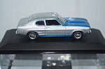 Minichamps ford capri rs 2600 silver/blue 1972 ref 400 085805 1:43