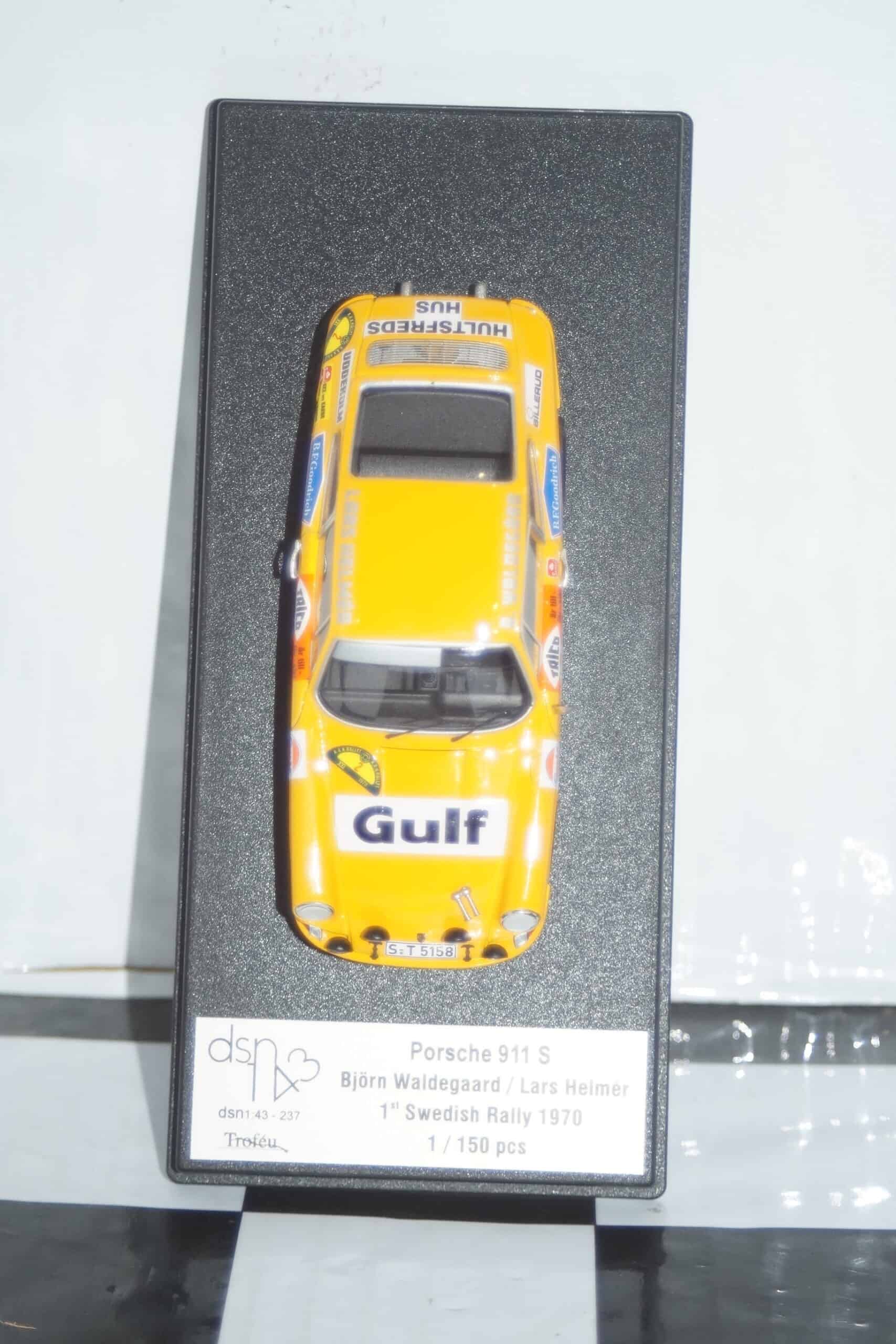 Trofeu porsche 911 s 24hr le mans 1971 #65  j-c parot dsn-236 1/43