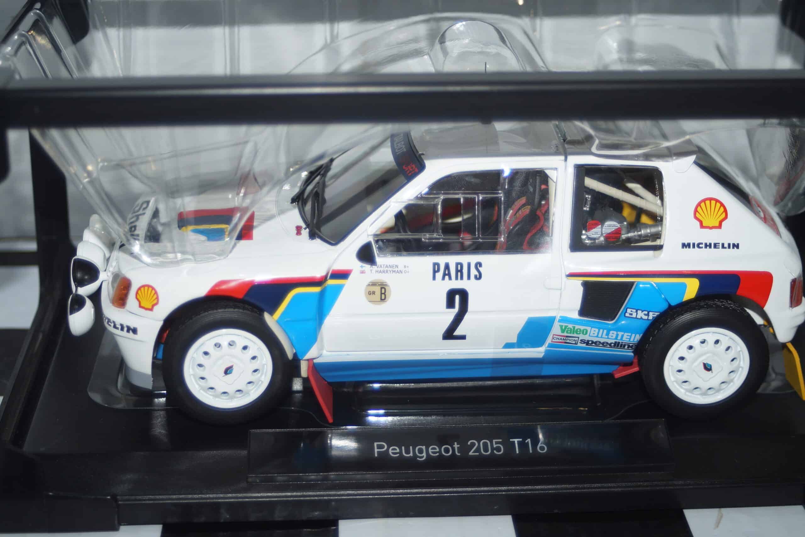 Norev peugeot 205 t16 monte carlo rally #2 1985 vatanen 1:18 184864