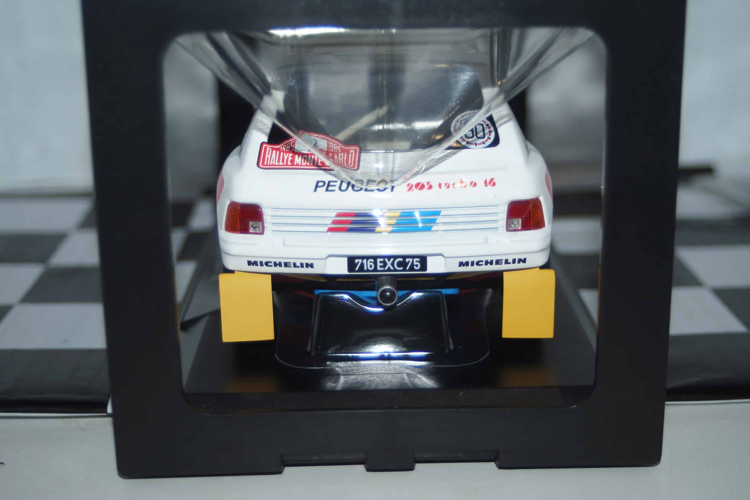 Norev peugeot 205 t16 monte carlo rally #2 1985 vatanen 1:18 184864