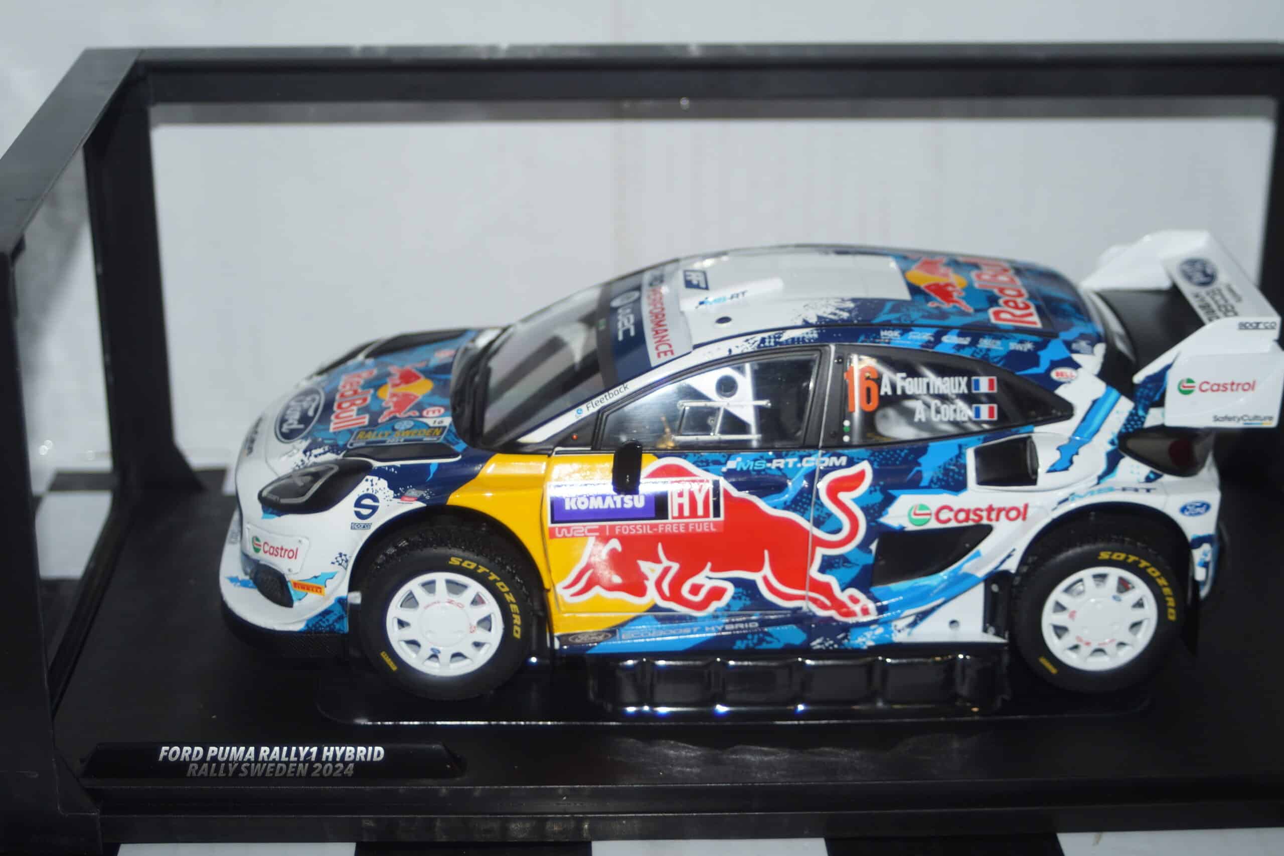 Solido ford puma rally sweden #16 2024 fourmax 1:18 s1809504