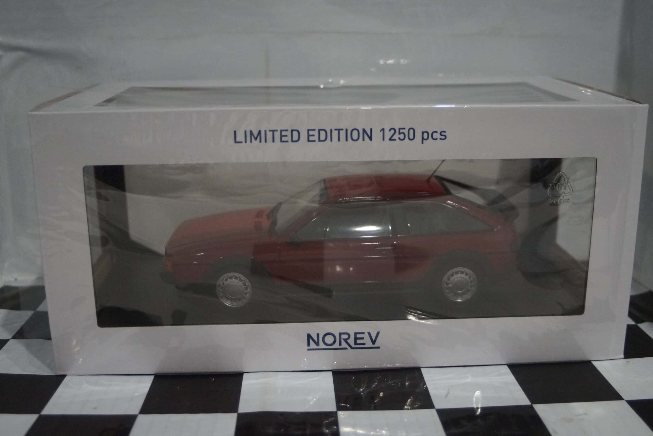 Norev vw scirocco gtx 16v 1988 red 1:18 ref 188630