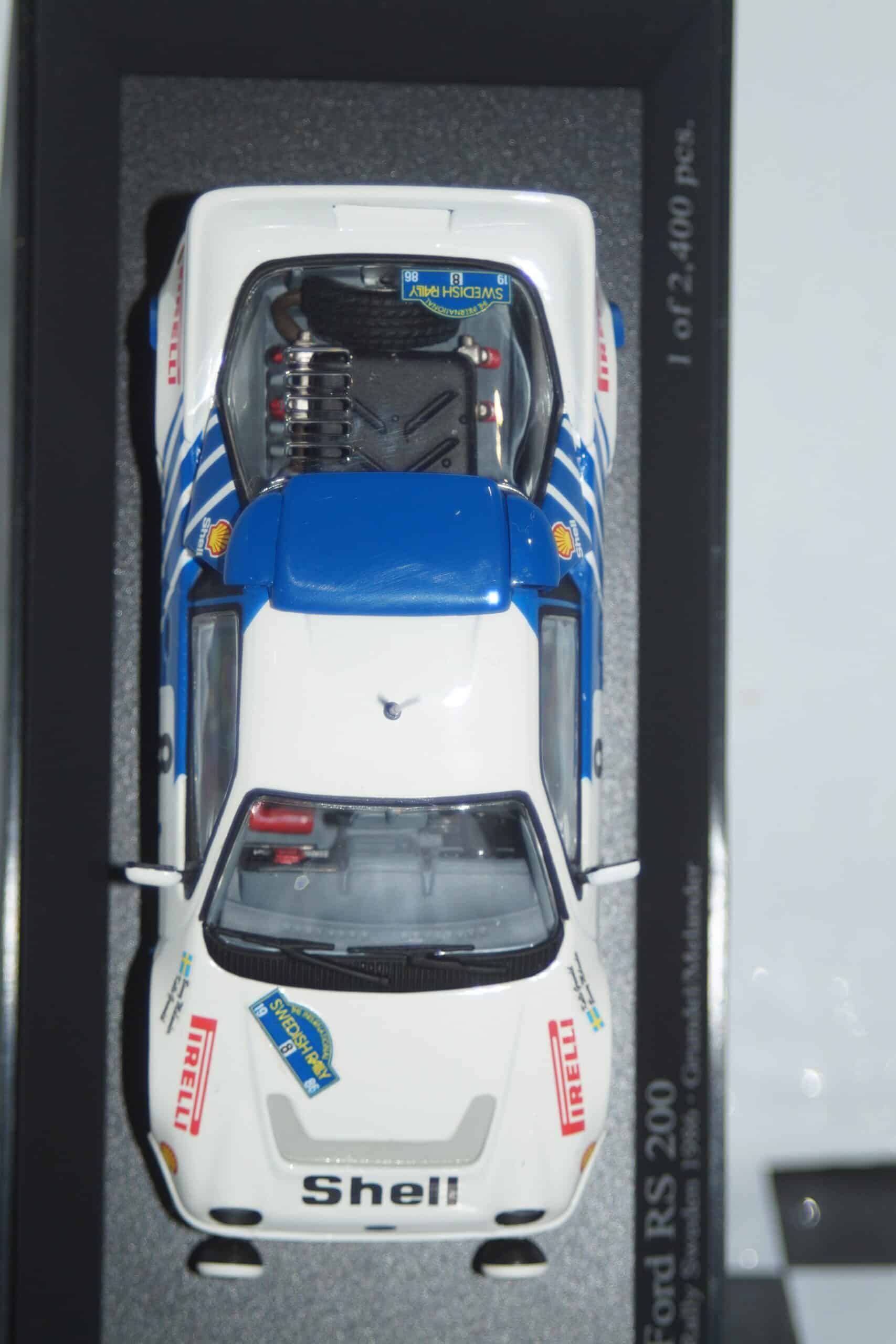 Minichamps ford rs 200 rally sweden 1986 grundel 430 868008,1:43