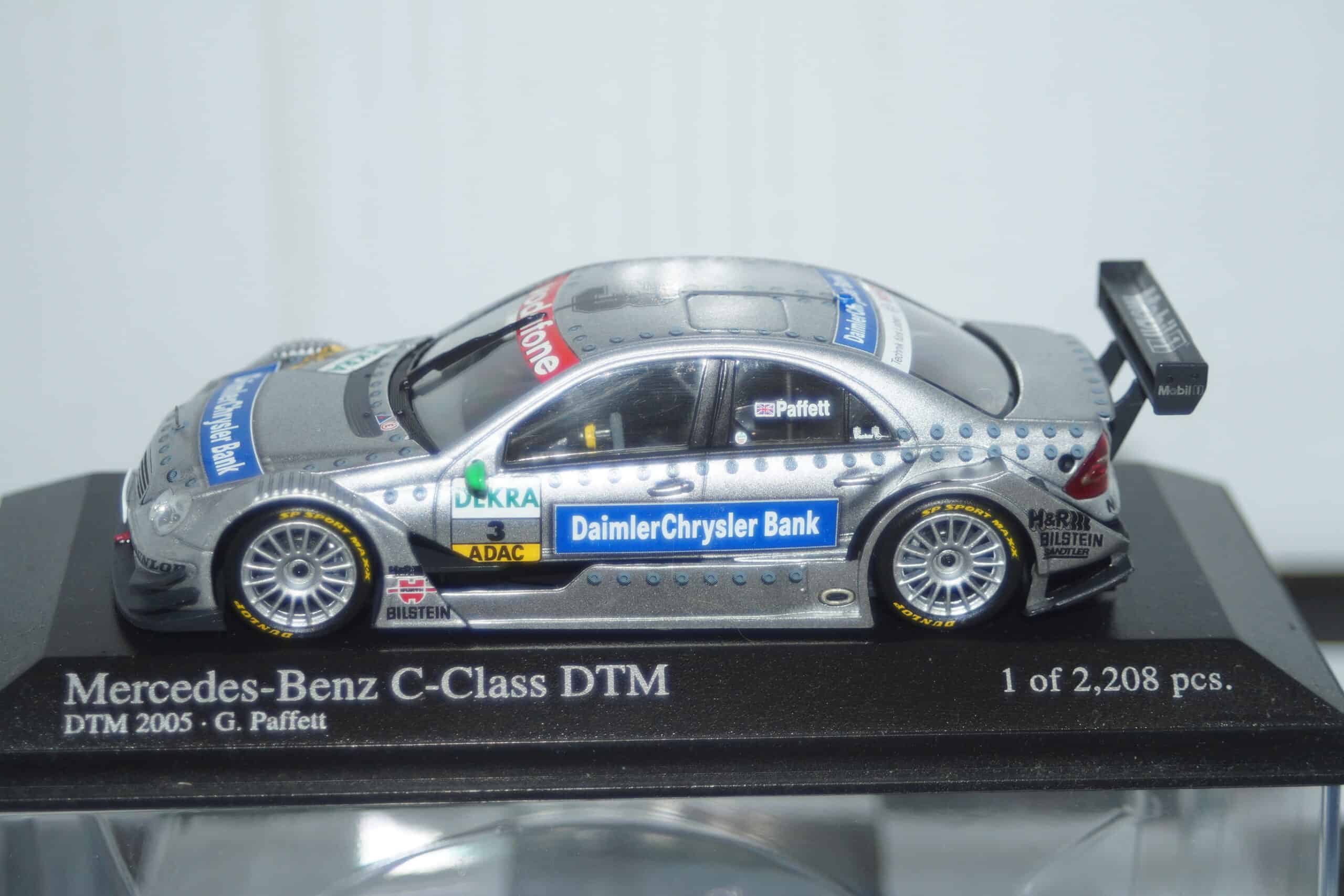 Minichamps mercedes c-class dtm 2005, g.paffett 400 053503 ,1:43