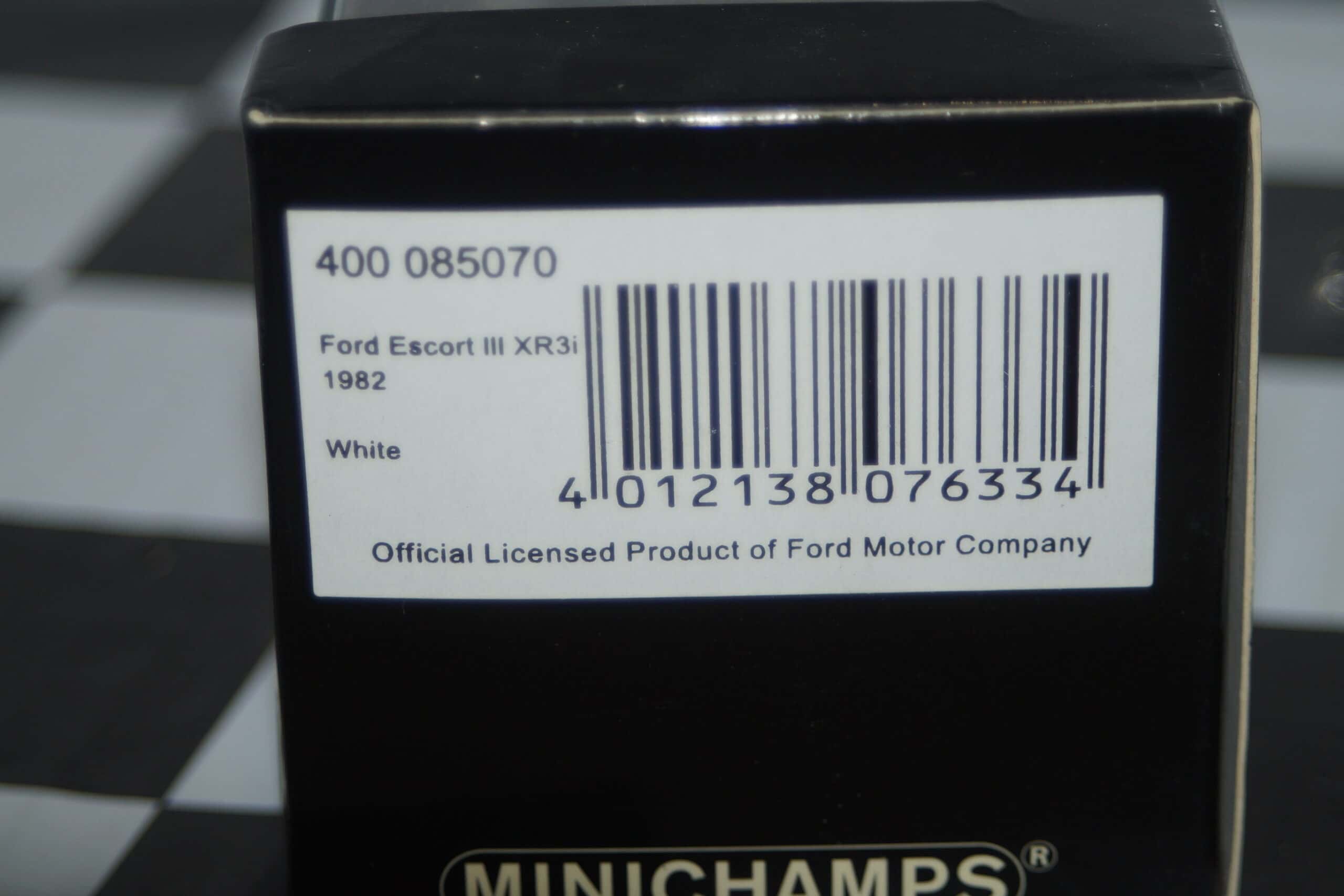 Minichamps ford fiesta 2008 white 3 door 400 088002 1:43 diecast