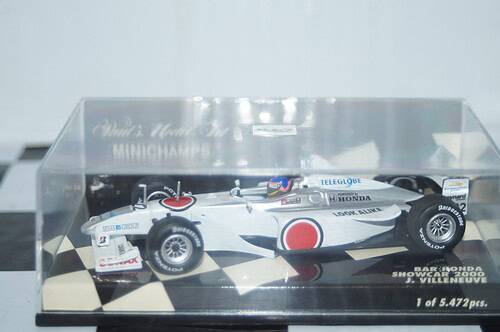 Minichamps bar honda showcar 2023 j. villeneuve 400 030086 1:43