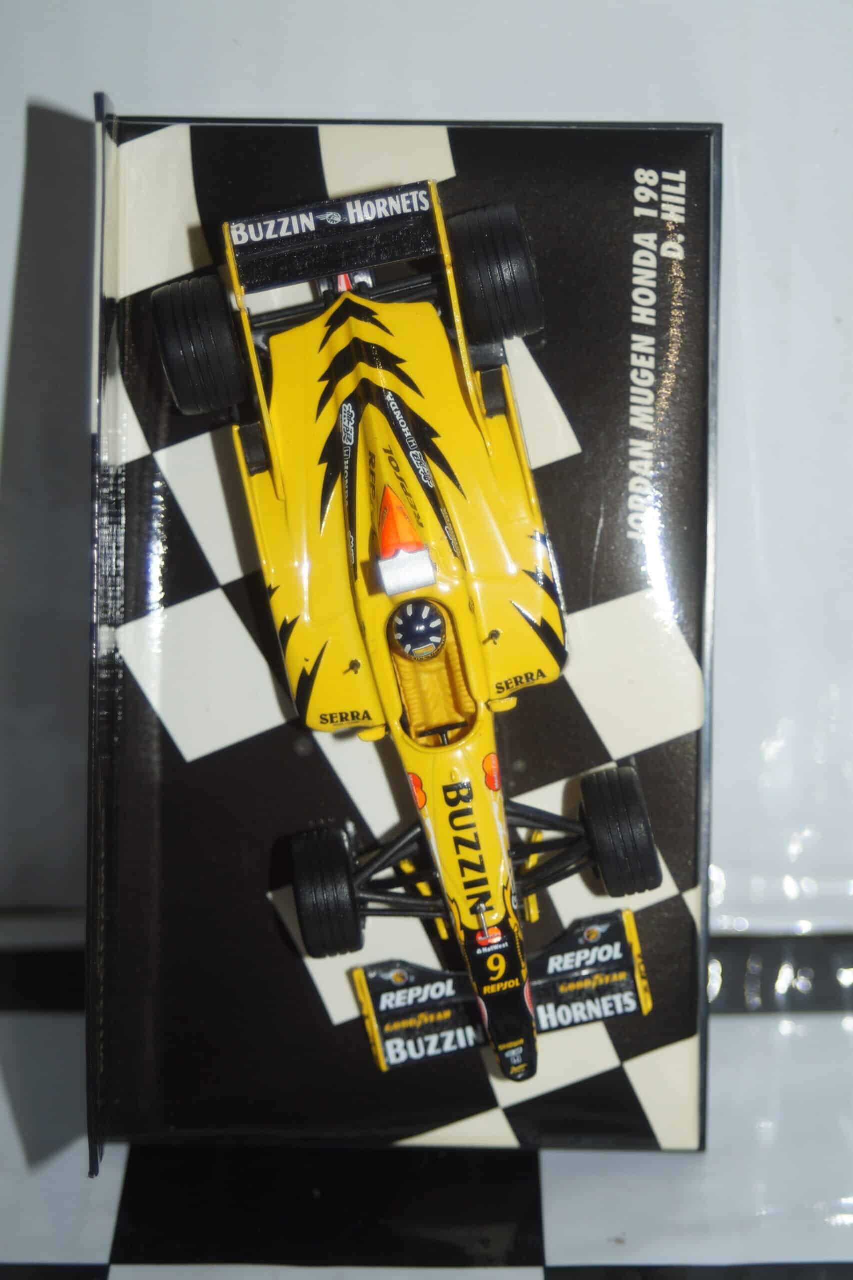 Minichamps jordan mugen honda 198, d.hill  430 980009 1:43