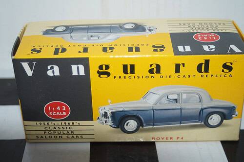 Vanguards rover p4 blue grey va19004 in 1/43rd