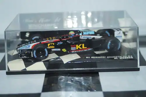 Minichamps kl minardi asiatech ps 02 m.webber 400 020023 1:43