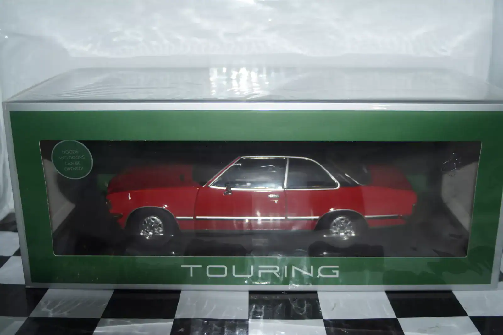 Touring model cars opel commodore b gs/e coupe 1975 lhd 1:18 ref 18048001