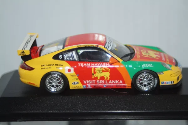 Minichamps porsche 911 gt3 cup asia 2007 malagamuwa #6,400 0476406,1:43