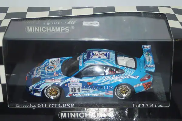 Minichamps porsche 911 gt3 rsr the racers group 2004 #81,400 046981,1:43