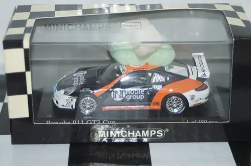 Minichamps porsche 911 gt3 cup asia 2007, d.watts 400 076409 ,1:43