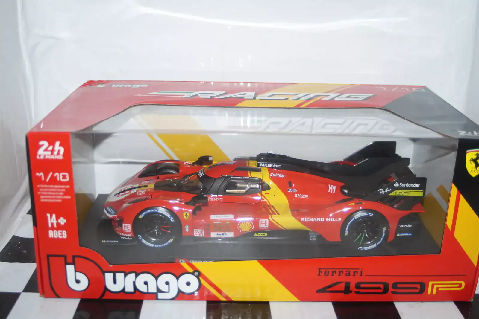 Burago ferrari 499p 24h le mans 1:18 ref 16301