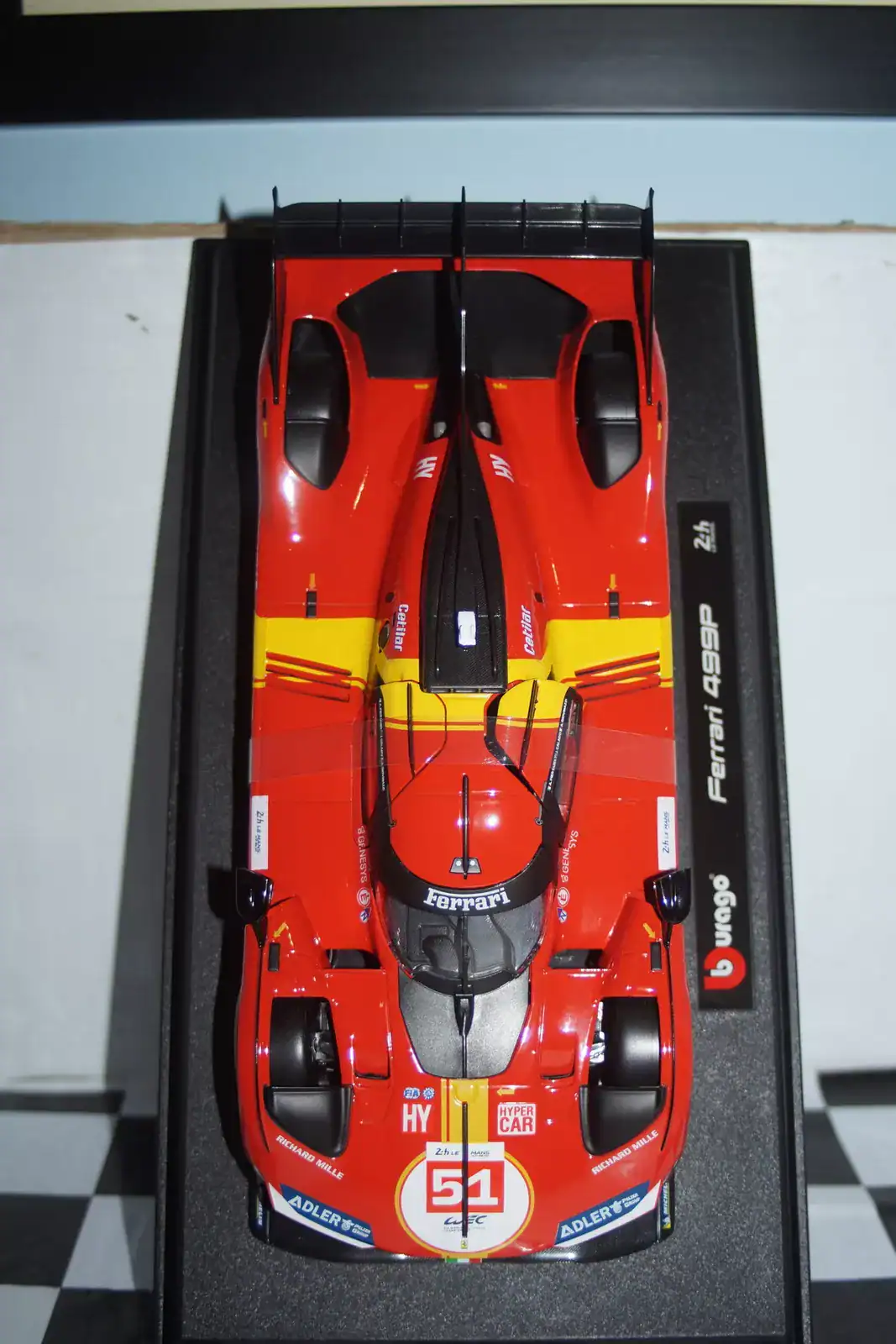 Burago ferrari 499p 24h le mans 1:18 ref 16301