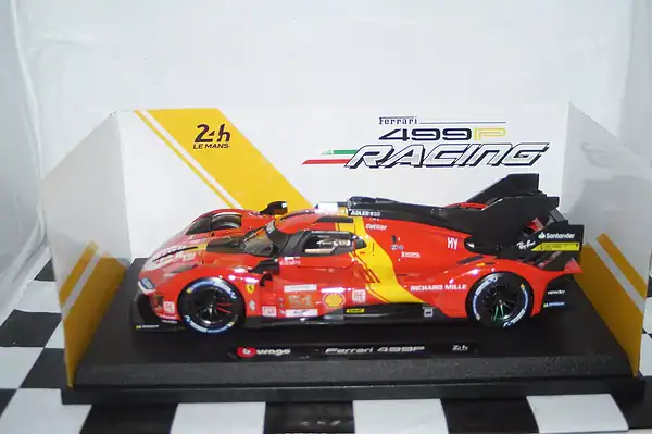 Burago ferrari 499p 24h le mans 1:18 ref 16301