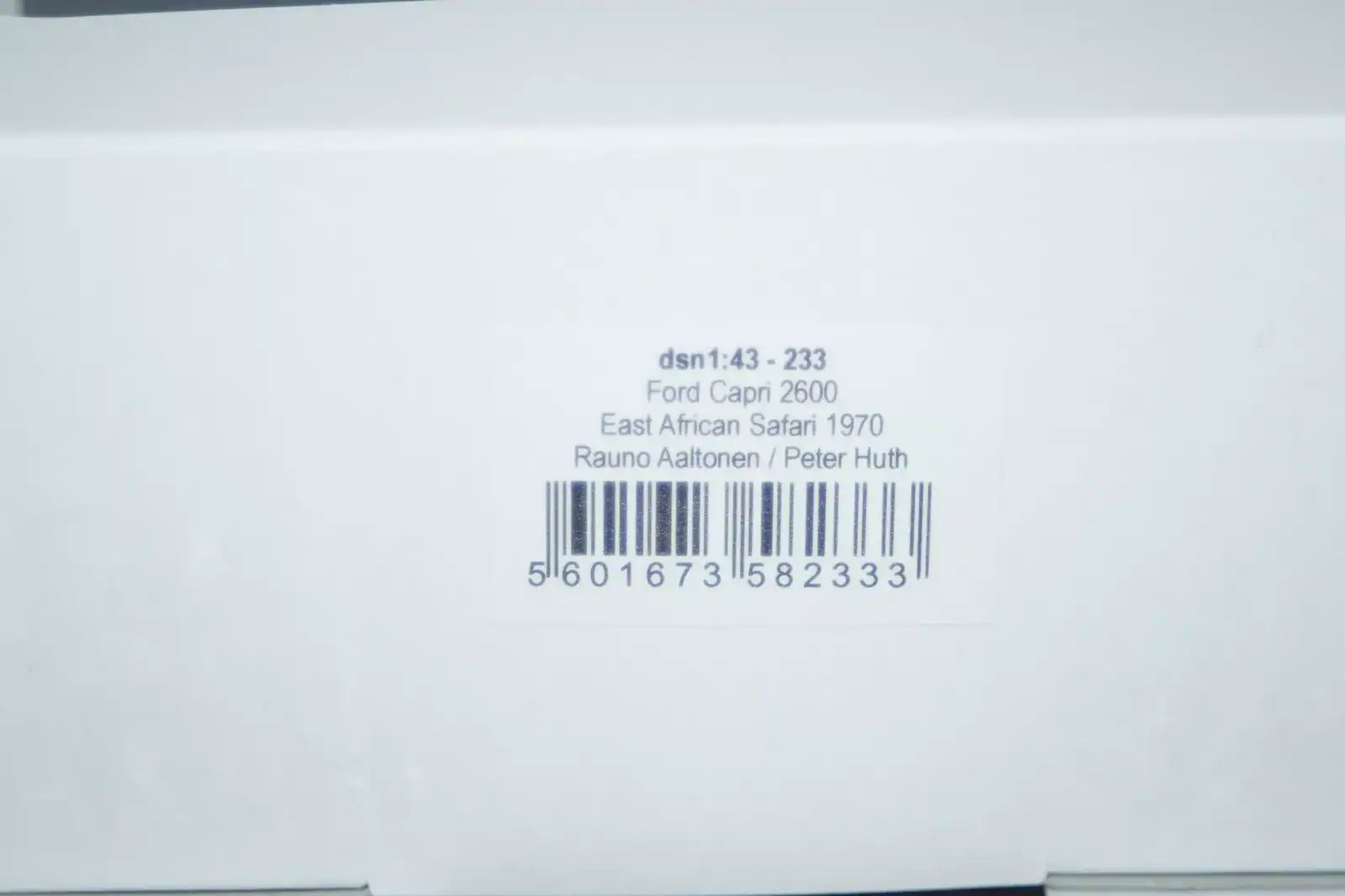 Trofeu ford capri 2600 east african safari #3 1970 r.aaltonen dsn-233 1/43