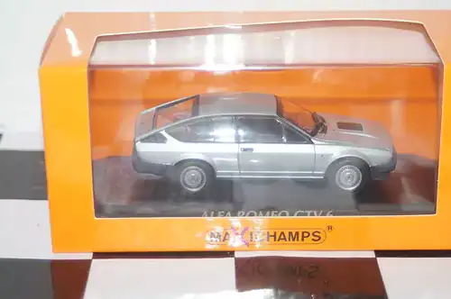 Maxichamps alfa romeo gtv 6 1983 silver 1:43 940 120141