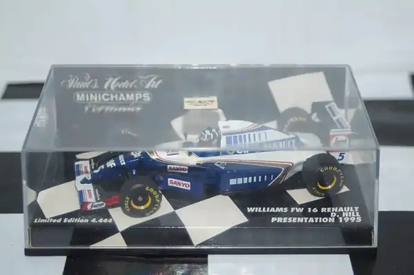 Minichamps williams renault fw 16 testcar d.hill 430 950095 1:43