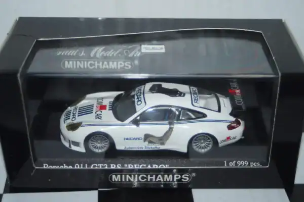 Minichamps porsche 911 gt3 rs "recaro" ref 403 016903,1:43