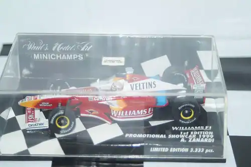 Minichamps williams f1 promotional a.zanardi 430 990095 1:43