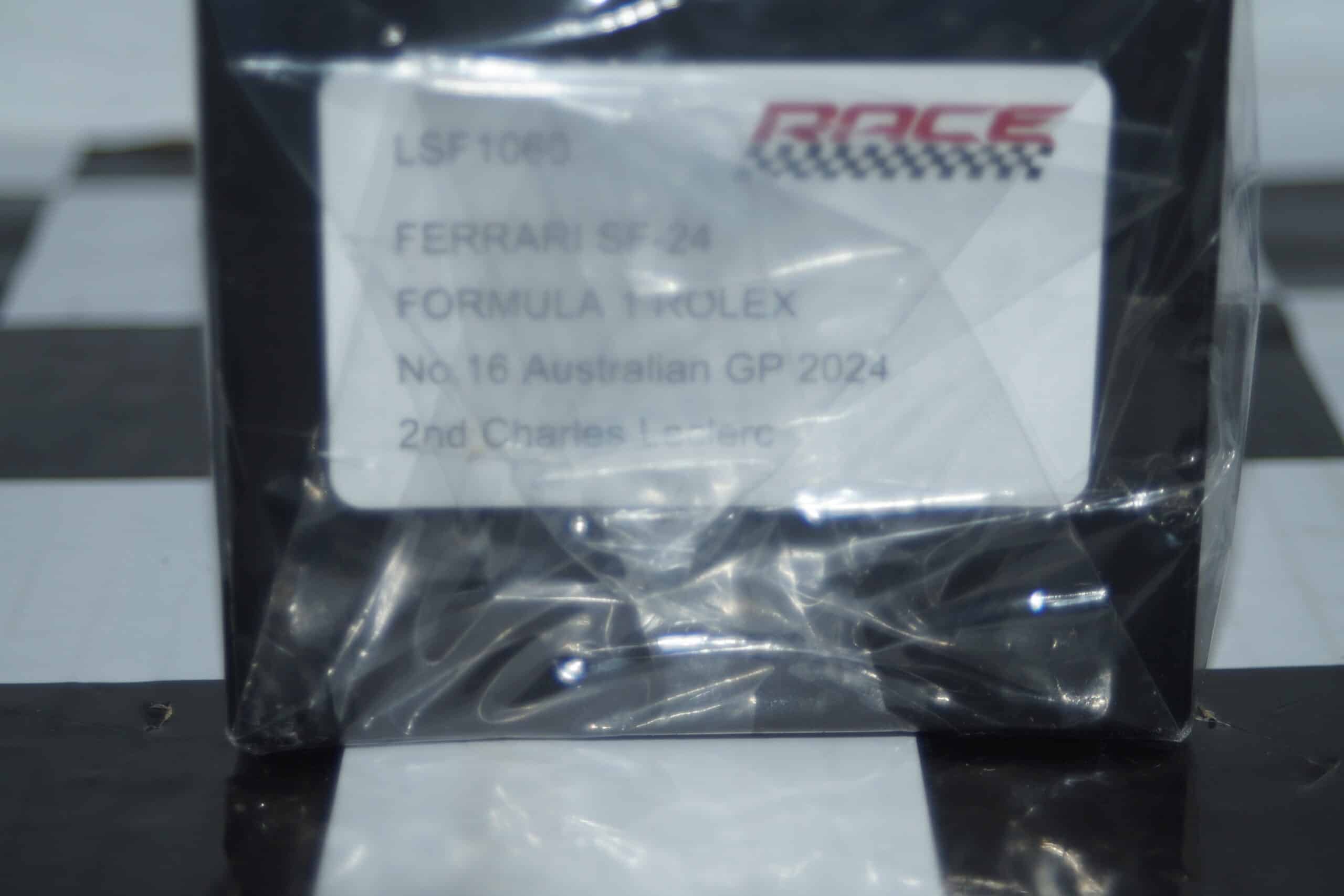 Looksmart ferrari sf-24 australian gp 2024 #16 2nd charles leclerc ref lsf1060
