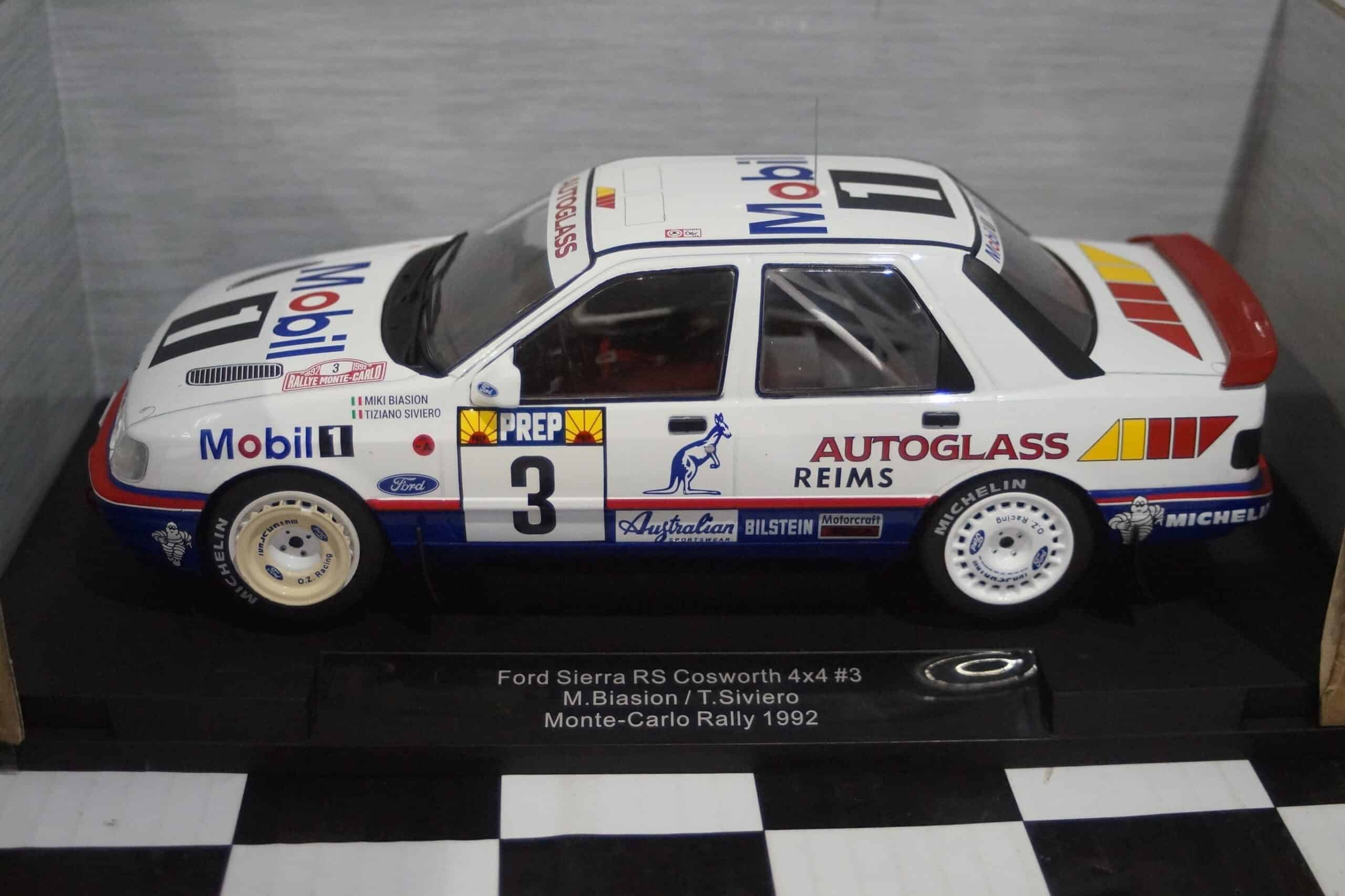 Model car group ford sierra cosworth 4 x 4 monte carlo rally mcg18356r