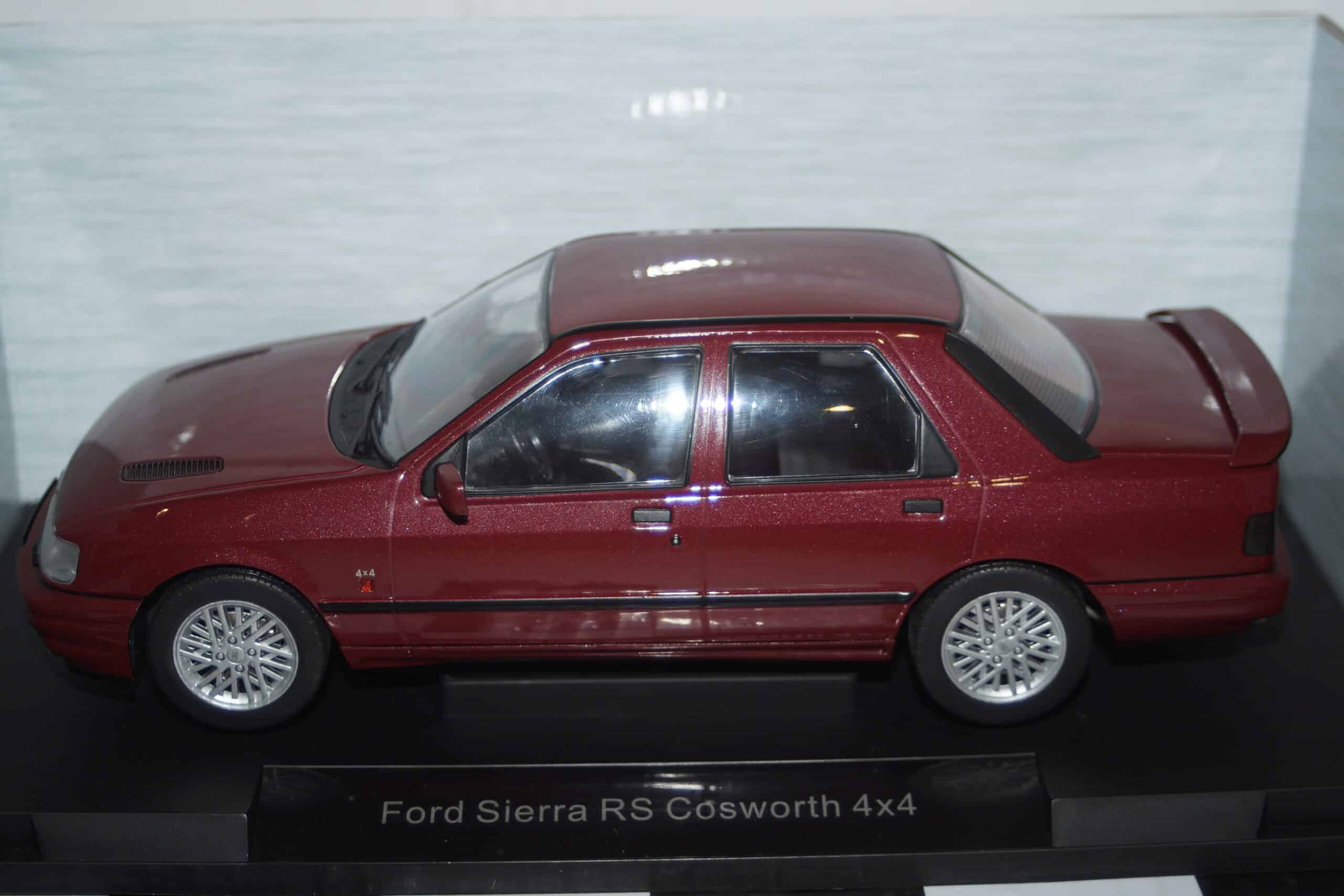 Model car group ford sierra cosworth 4 x 4 maroon mcg18354