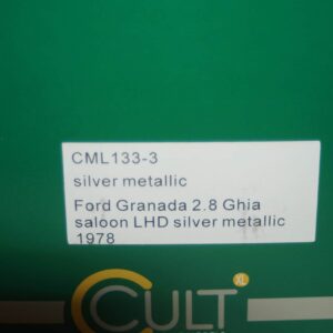 Cult scale models ford granada 2.8 ghia 1978 silver 1:18 cml133-1