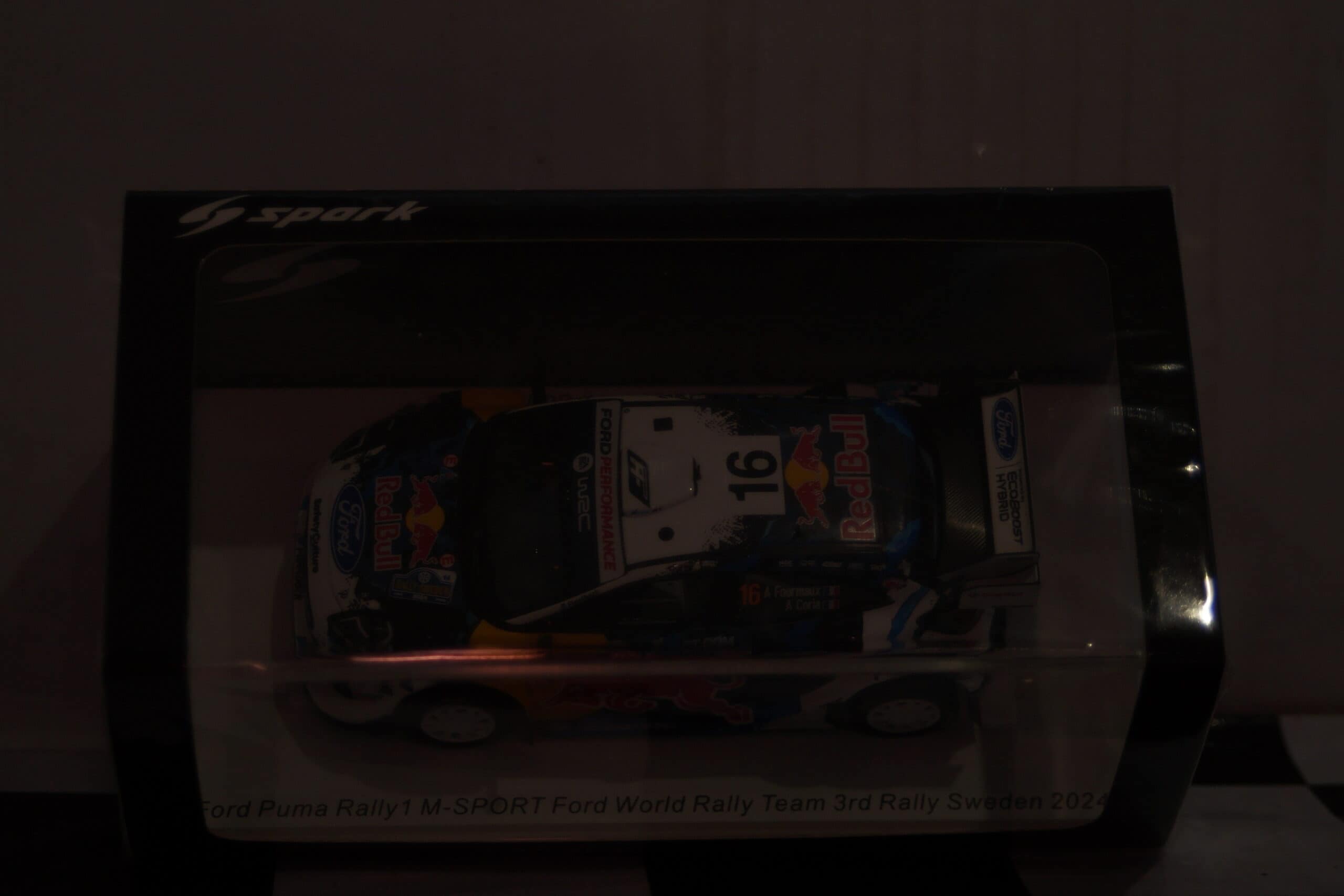 Spark ford puma rally 3rd rally sweden 2024  a.fourmax #16 1:43 resin s6867