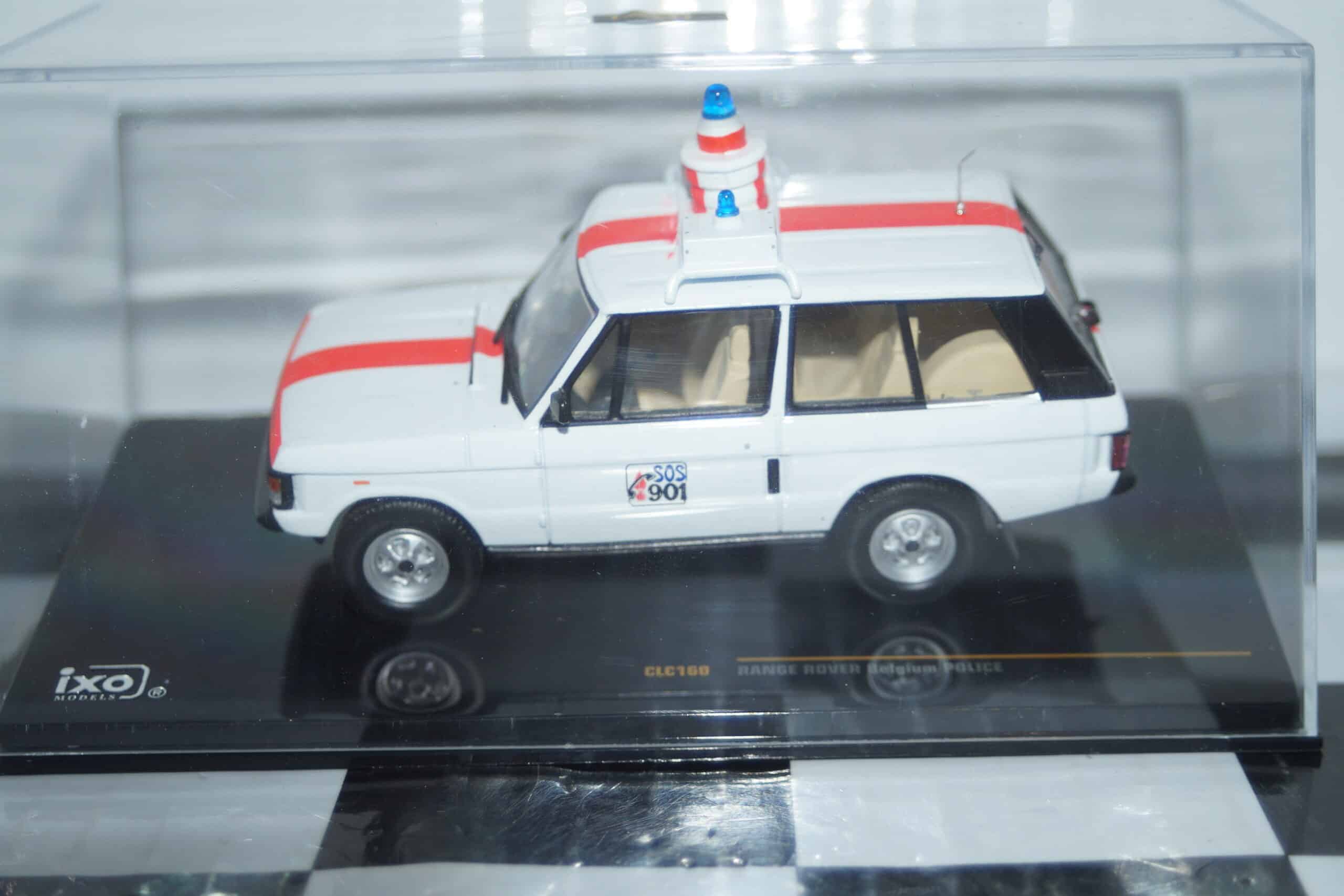 Ixo range rover belgium police 1:43 clc160